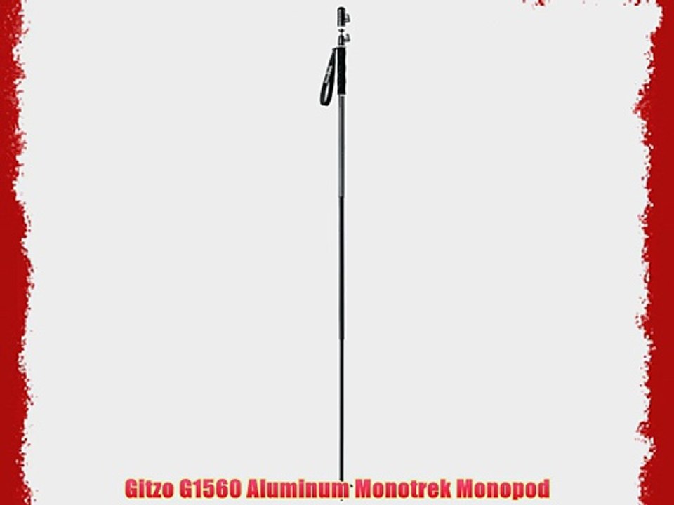 Gitzo G1560 Aluminum Monotrek Monopod video Dailymotion