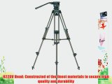 Libec LS-22DV 2-Stage Aluminum Tripod System: Head H22DV /T68 Tripod/BR-1 Mid Spreader/CS System