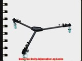 ePhoto WT600 Universal Fully Adjustable Light Stand and Tripod Dolly with Carrying Case