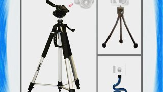 Strong Pro Tripod Plus Flexible Monopod and Mini Tripod for Panasonic Lumix Dmc-fp1 and Lumix