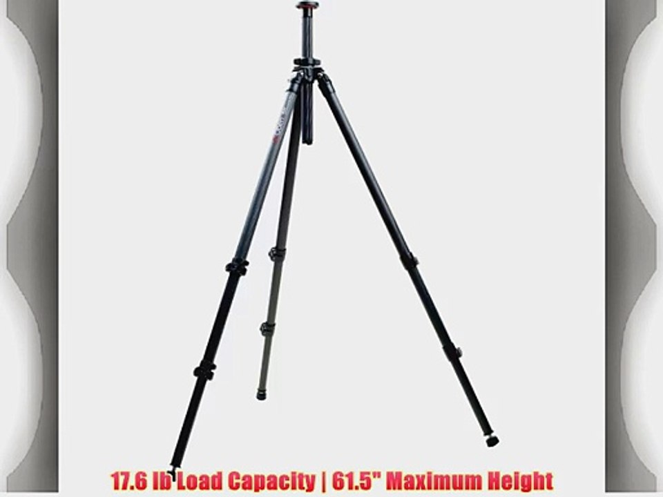 Oben CC-2361 3-Section Carbon Fiber Tripod Legs