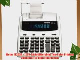 Victor 12253A - 1225-3A AntiMicrobial Two-Color Printing Calculator 12-Digit Fluorescent