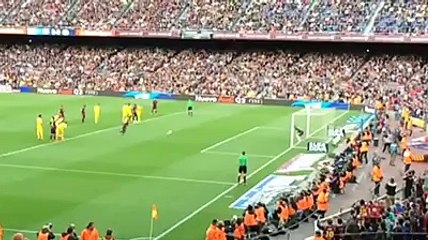 Leo Messi et sa méchante panenka le 28 avril