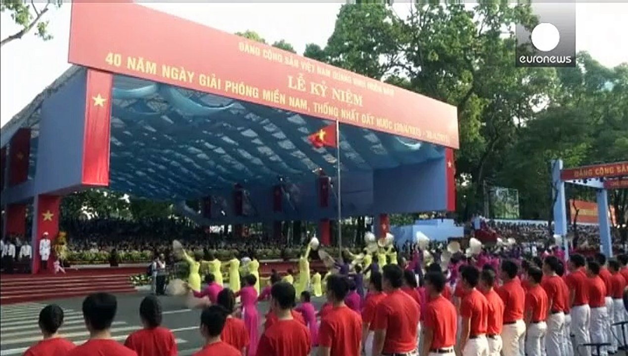 Feiern in Vietnam zum Sieg der Kommunisten 1975