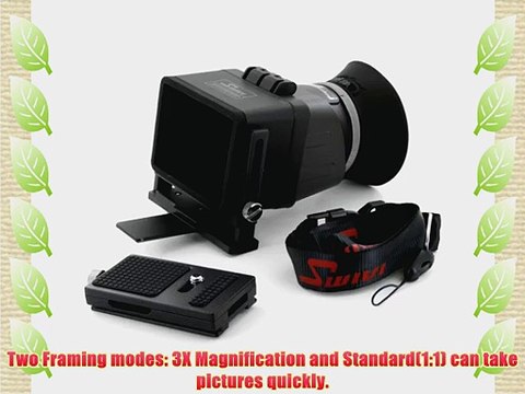 GGS Swivi HD DSLR LCD Universal Foldable Viewfinder Version II with 3.0X Magnification
