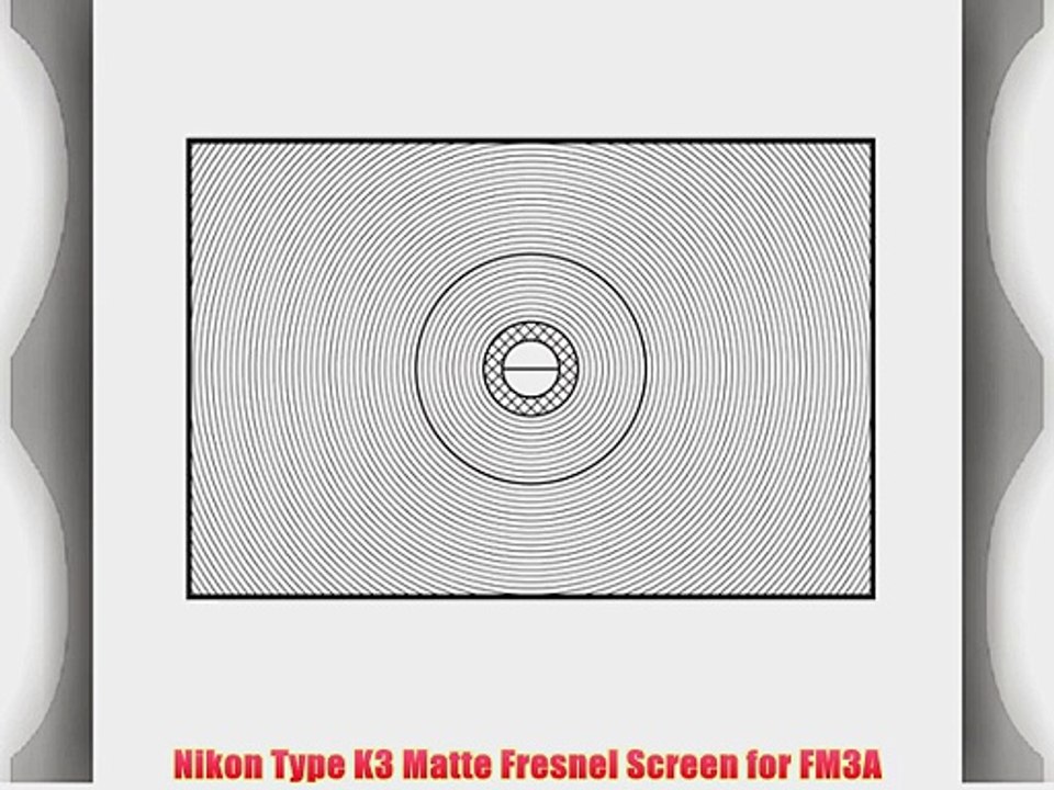 Nikon Type K3 Matte Fresnel Screen for FM3A