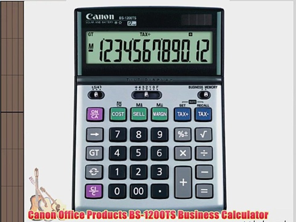 Canon Office Products BS-1200TS Business Calculator