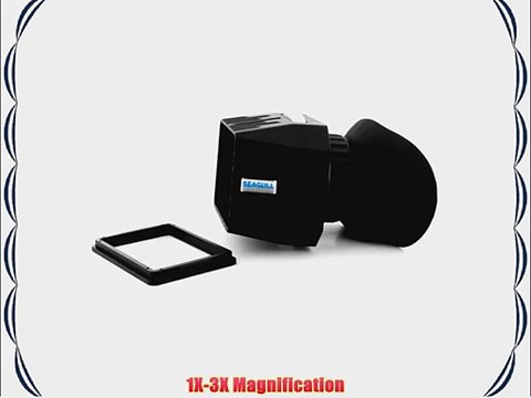 Seagull LCD 1x-3x Viewfinder II for HD DSLR Camera with 3-Inch LCD screen