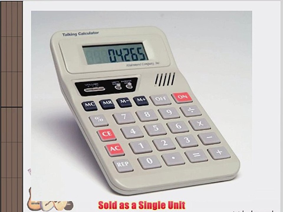 Attainment Co Talking Calculator - 4 x 7 inches