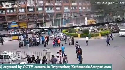 Nepal Earthquake Most Worse CCTV Footage