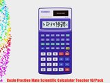 Casio Fraction Mate Scientific Calculator Teacher 10/Pack