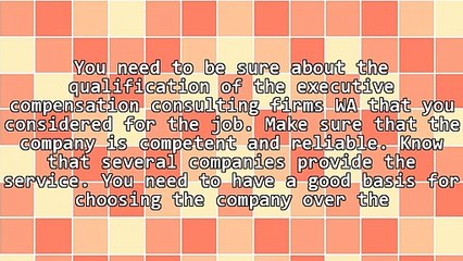 Choose Reliable And Experienced Executive Compensation Consulting Firms