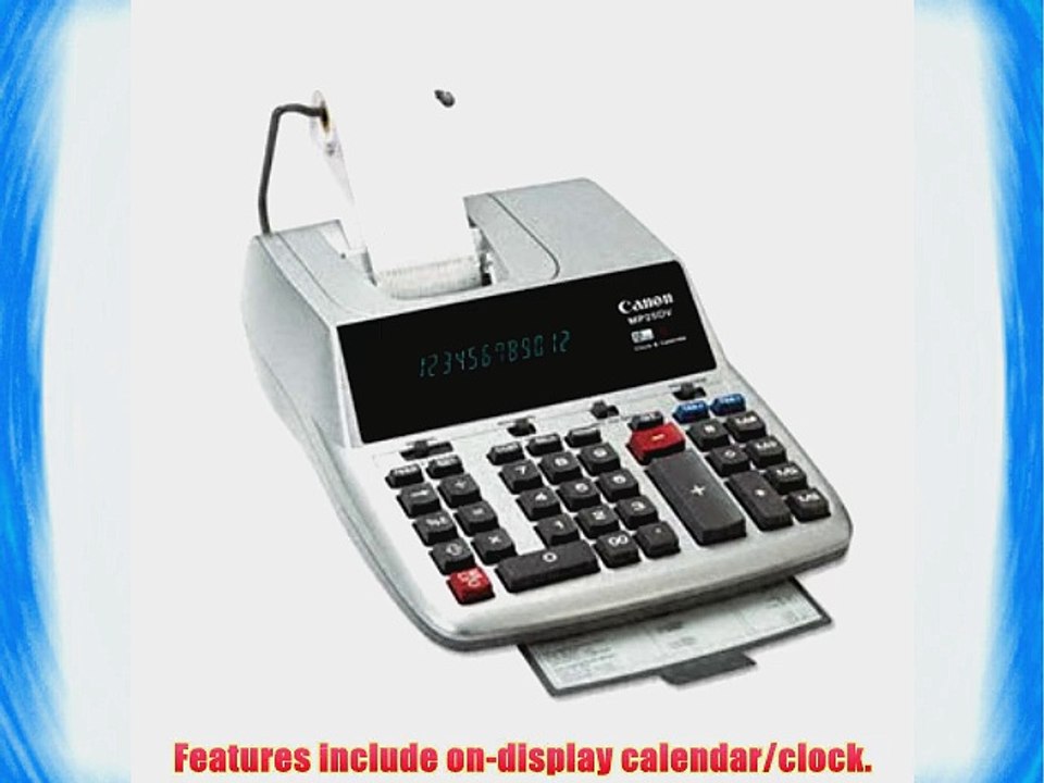 Canon Canon MP25DVS 2-Color Ribbon Printing 12-Digit Calculator Silver