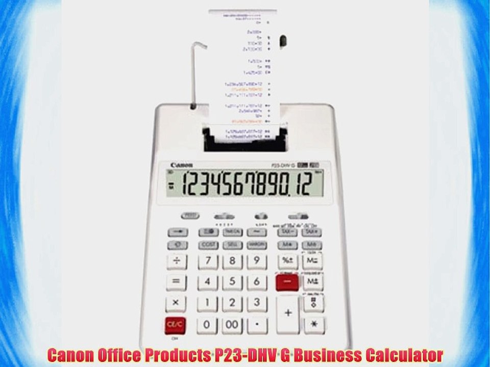 Canon Office Products P23-DHV G Business Calculator