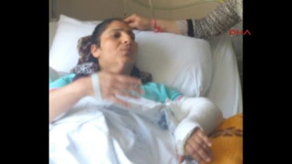 Çocuklarını Dayaktan Kurtarmak İsteyen Kadına Şiddet