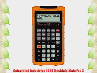 Calculated Industries 4088 Machinist Calc Pro 2