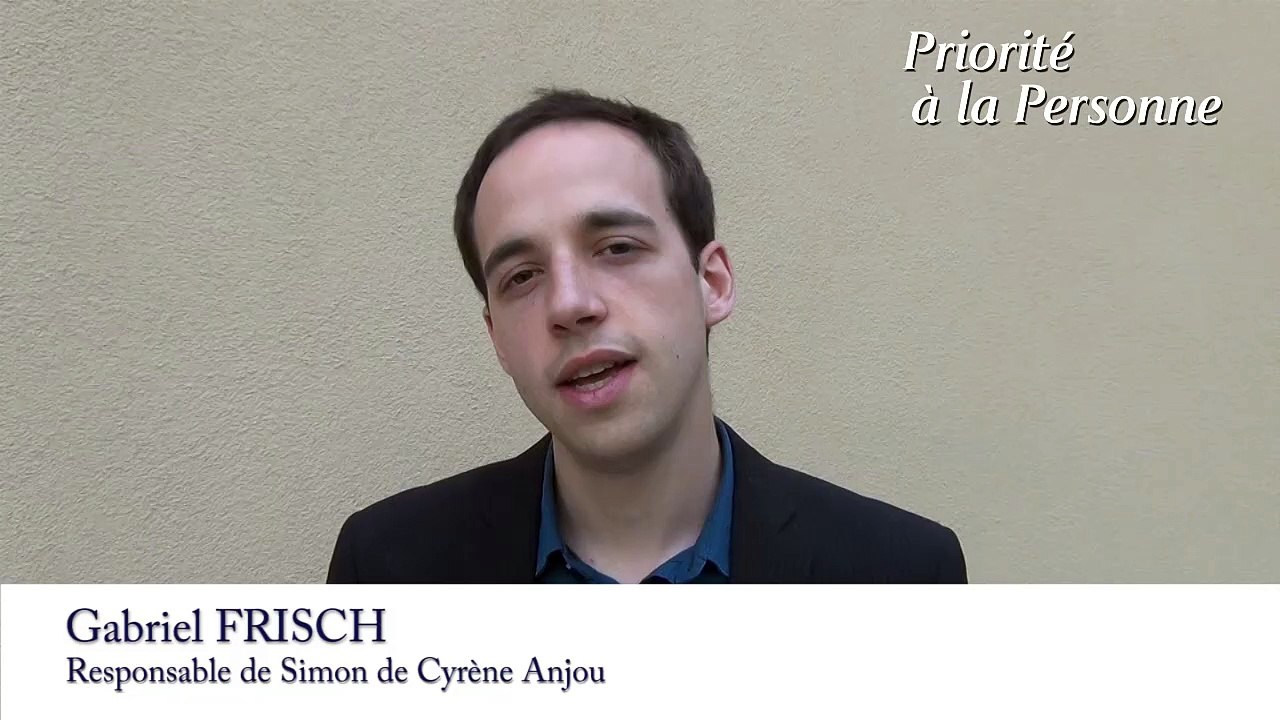 Gabriel Frisch, responsable de Simon de Cyrène Anjou