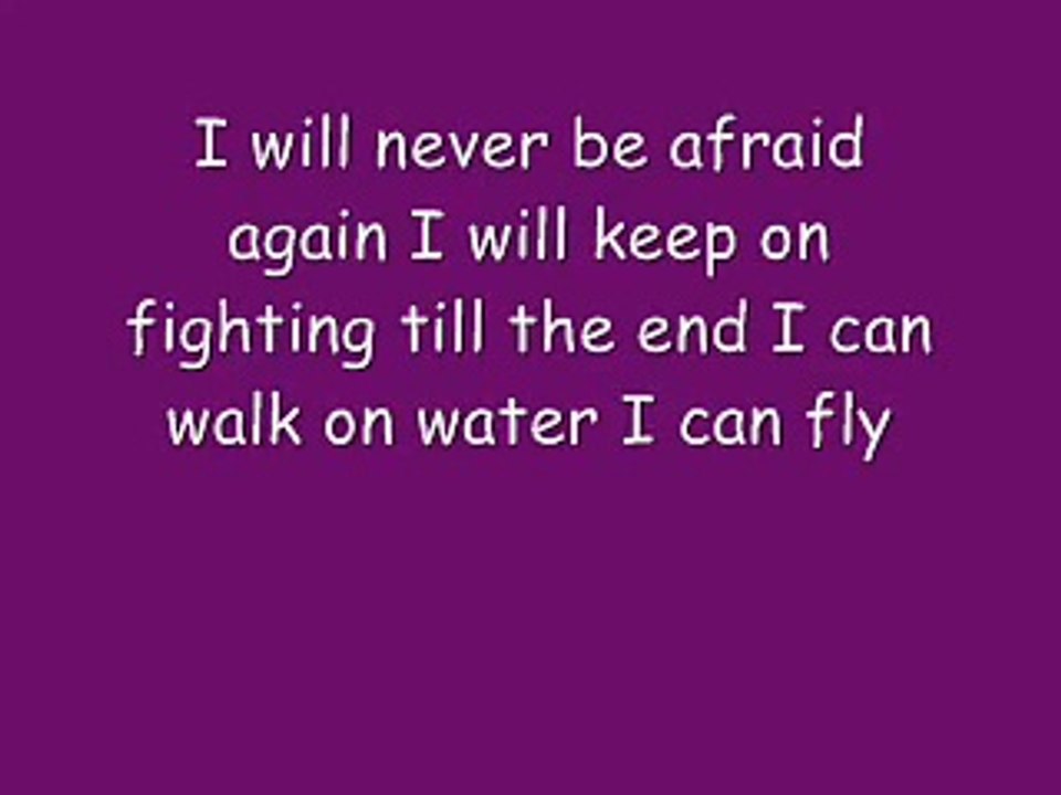 Basshunter-I can walk on water,I can fly (Lyrics)