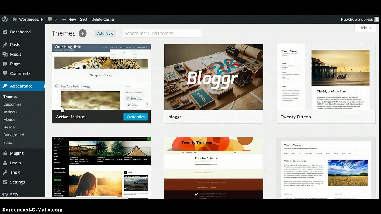 how to add a theme to wordpress