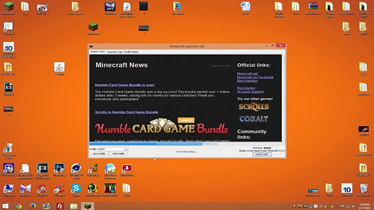 Minecraft Cracked Launcher [Multiplayer] - 1.8.3 [2015]