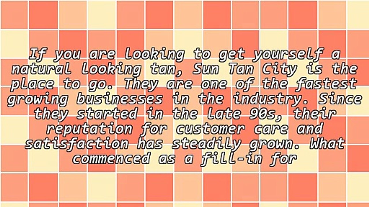 Try Sun Tan City For A Great Experience