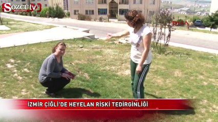 Çiğli'de heyelan riski tedirginliği