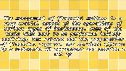 A Quick Look At How A Wadsworth Full Accounting Service Can Help Your Business