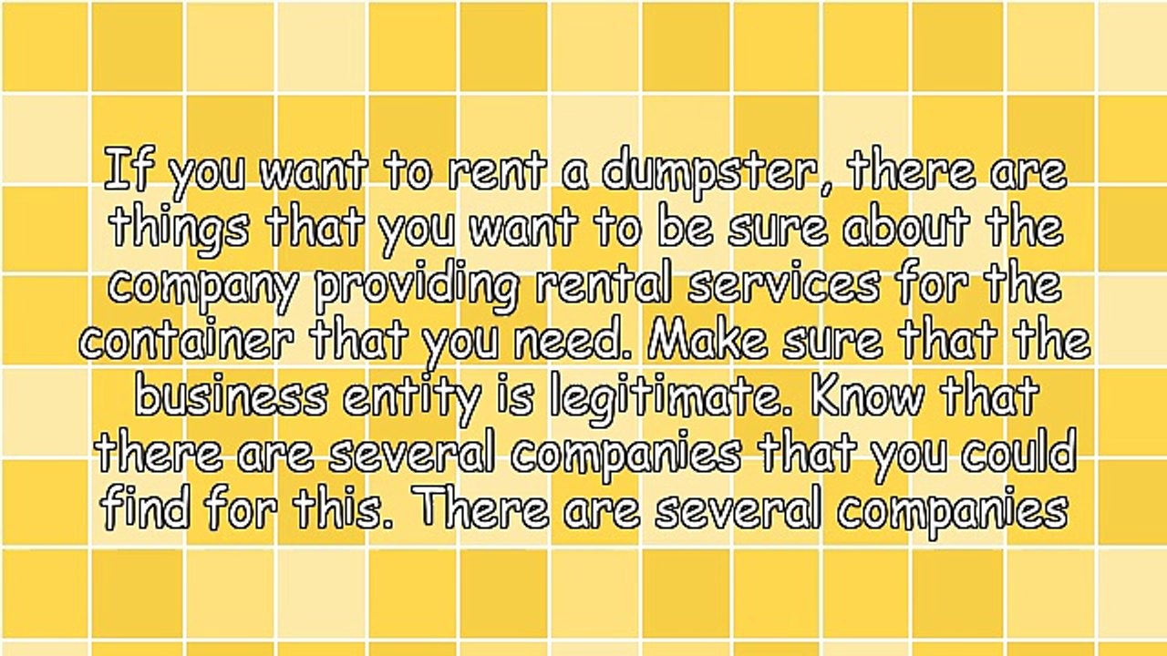 Tips That You Can Use If You Want To Rent A Dumpster