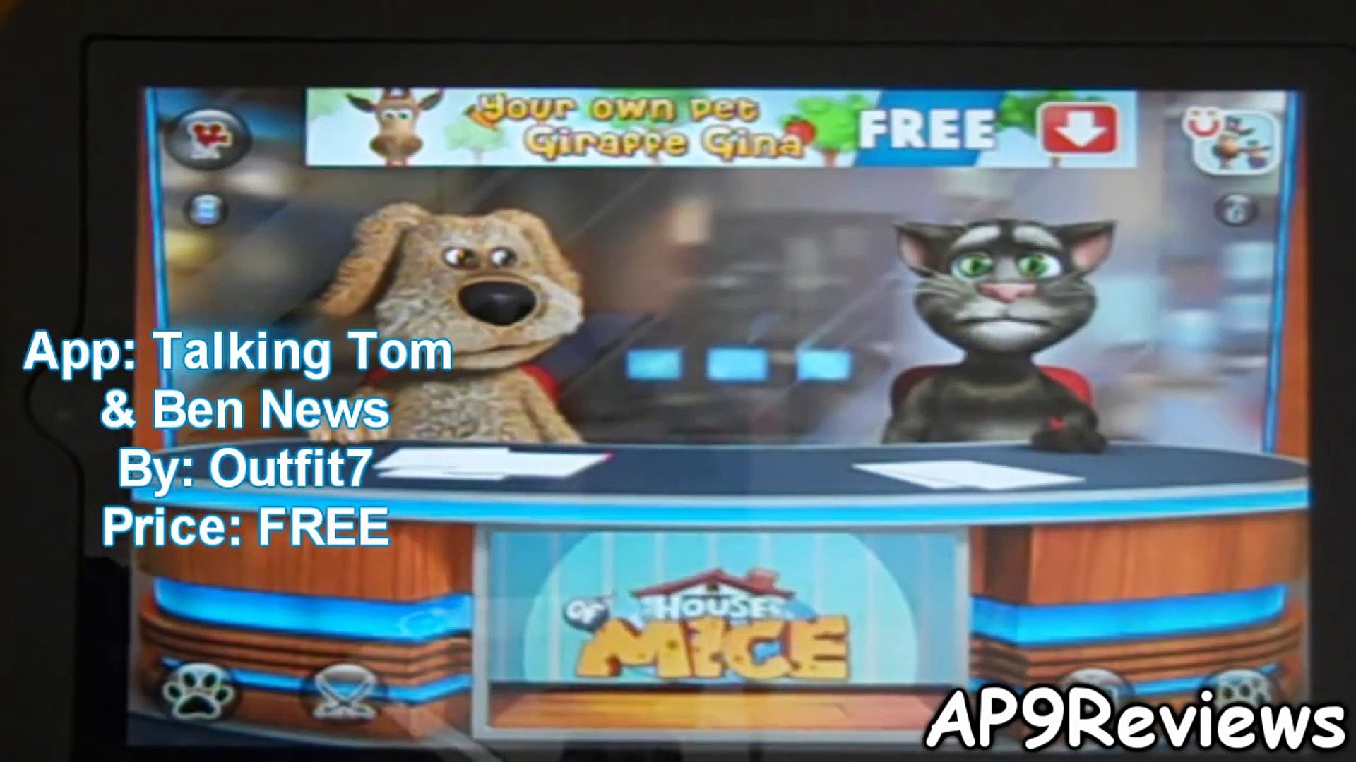 Talking Tom & Ben News iPad Review - video Dailymotion