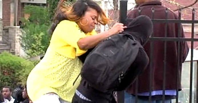 Angry Mom Beats Son For Participating In Baltimore Protest And It's Captured On Live TV