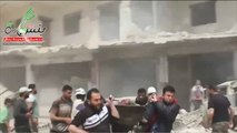 قوات النظام تكثف قصفها على بلدات ريف إدلب