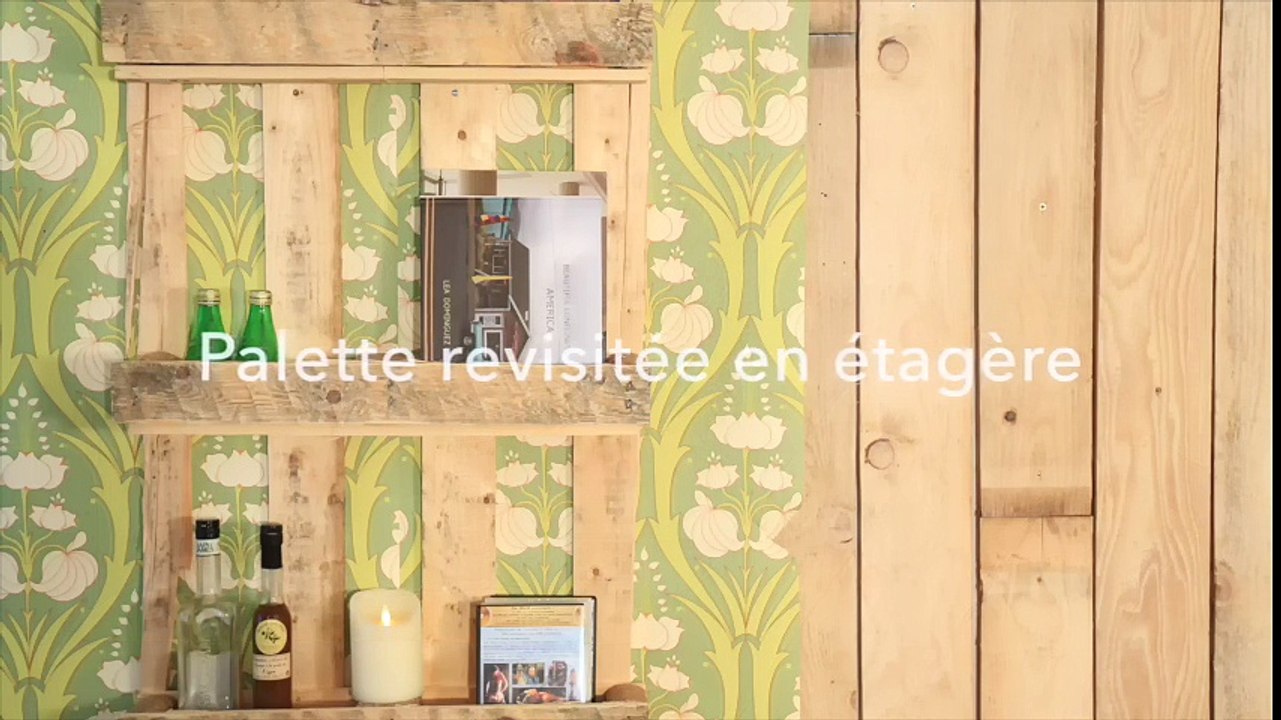 DIY : Créer facilement des étagères en palettes