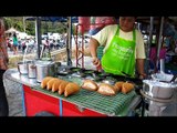 PHUKET THAI STREET FOOD MARKET: RICE DONUTS COOKED IN FRONT OF YOU Travel Thailand