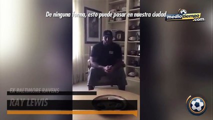 Ray Lewis criticó las protestas en Baltimore