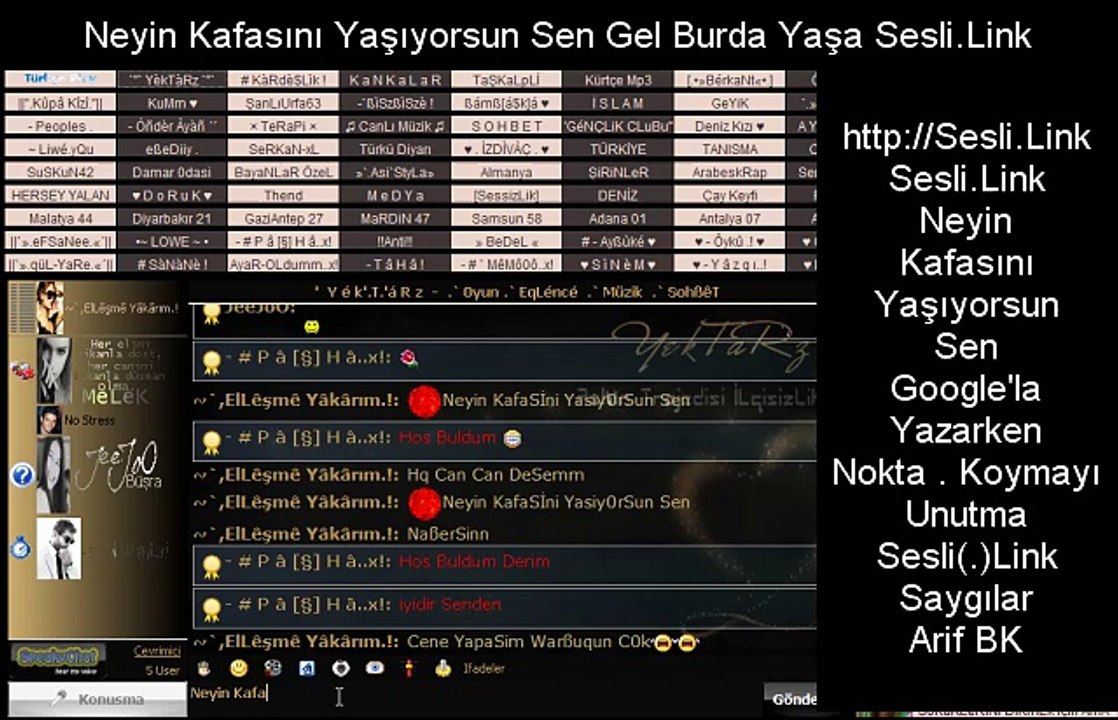 Sesli Link Neyin Kafasını Yaşıyorsun Sesli.Link