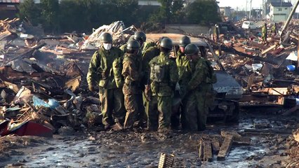 Japan Tsunami, Natori, 14th March 2011 日本では放送されない被災地映像 2/2