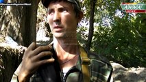 Ополченец армии ЛНР дал интервью на передовой!!! Новости Украины Сегодня.