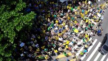 Manifestação Anti-Dilma 15 de março na Praia de Icaraí em Niterói