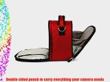 VanGoddy Laurel RED Compact Camera Pouch Cover Bag fits Nikon D7100 D7000 D5300 D5300 D5200