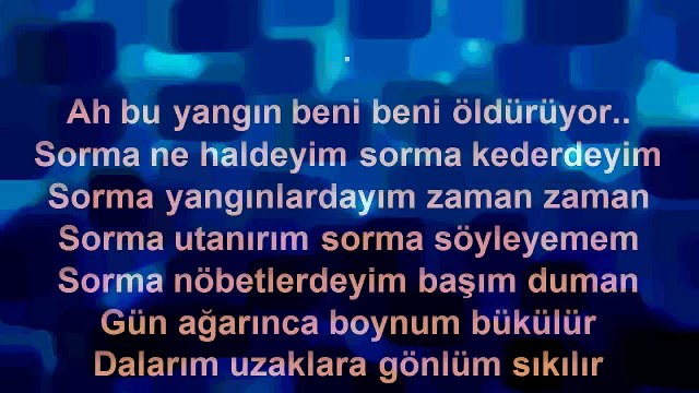 Emre Kaya - Sorma - (Sezen Aksu) - (2013) - TÜRKÇE KARAOKE