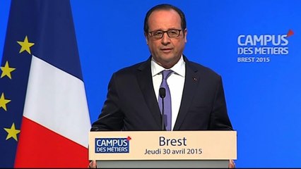 Discours au Campus des métiers de Brest