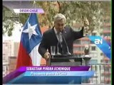 Electo presidente Piñera recibe un pisco y dice que Perú tendrá que crecer para alcanzar a Chile