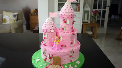 How To Make A Princess Castle Cake   Part 1, how make a cake