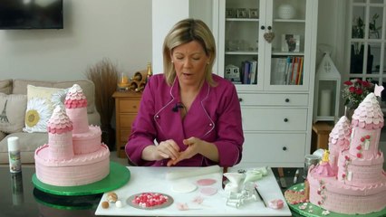 How To Make A Princess Castle Cake   Part 2
