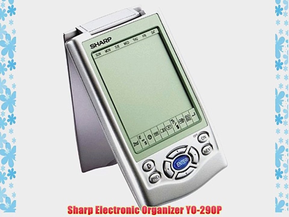 Sharp Electronic Organizer YO290P video Dailymotion