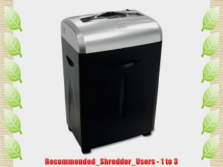 Aurora Corp. AU1217XB 12-Sheet Medium-Duty Cross-Cut Shredder 12 Sheet Capacity