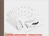 Shredder Lubricant Sheets - 24 Sheets Per Pack