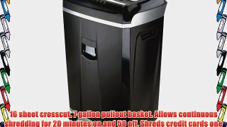 Aurora JamFree AU1630XA 16-Sheet Cross-Cut Paper / CD / Credit Card Shredder with Pull-Out