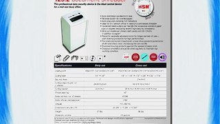 HSM Classic 125.2 28-30 Sheet Strip-Cut 20-Gallon Capacity Shredder