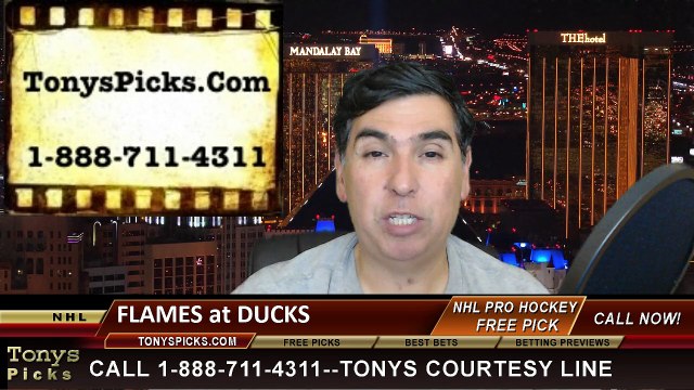 Anaheim Ducks vs. Calgary Flames Free Pick Prediction NHL Pro Hockey Playoff Game 1 Odds Preview 4-30-2015